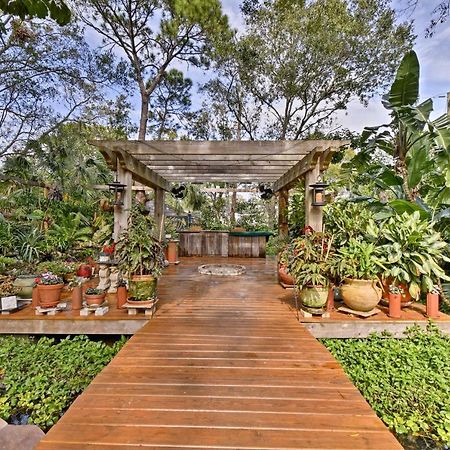 Sarasota Bungalow With Pergola, Garden And Waterfalls! Villa ภายนอก รูปภาพ